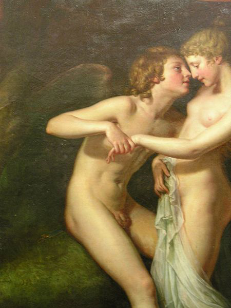 Cupid and Psyche in the natural bower